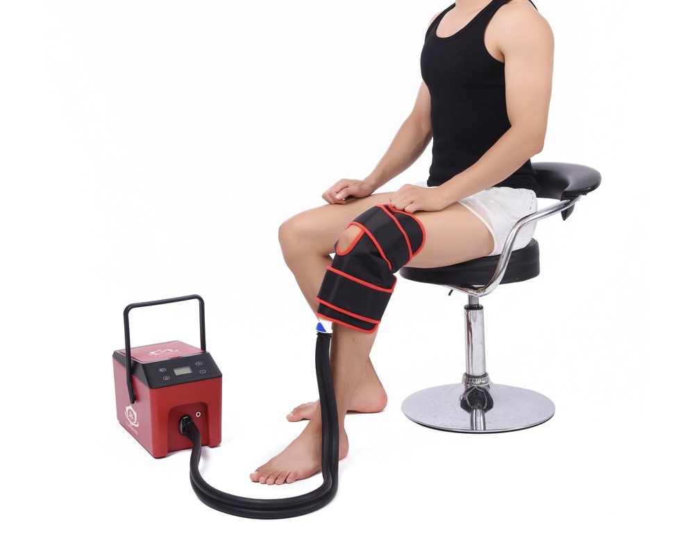 Thumbnail 2 for Knee Wrap — for Post-Surgery Care, Swelling, Sprains, and Other Injuries