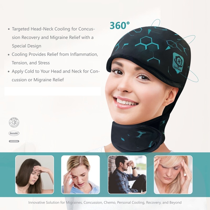 Thumbnail 1 for Cooling Gel Cap for Chemo, Migraine, Headache, Concussion, Sinus & Neck Relief