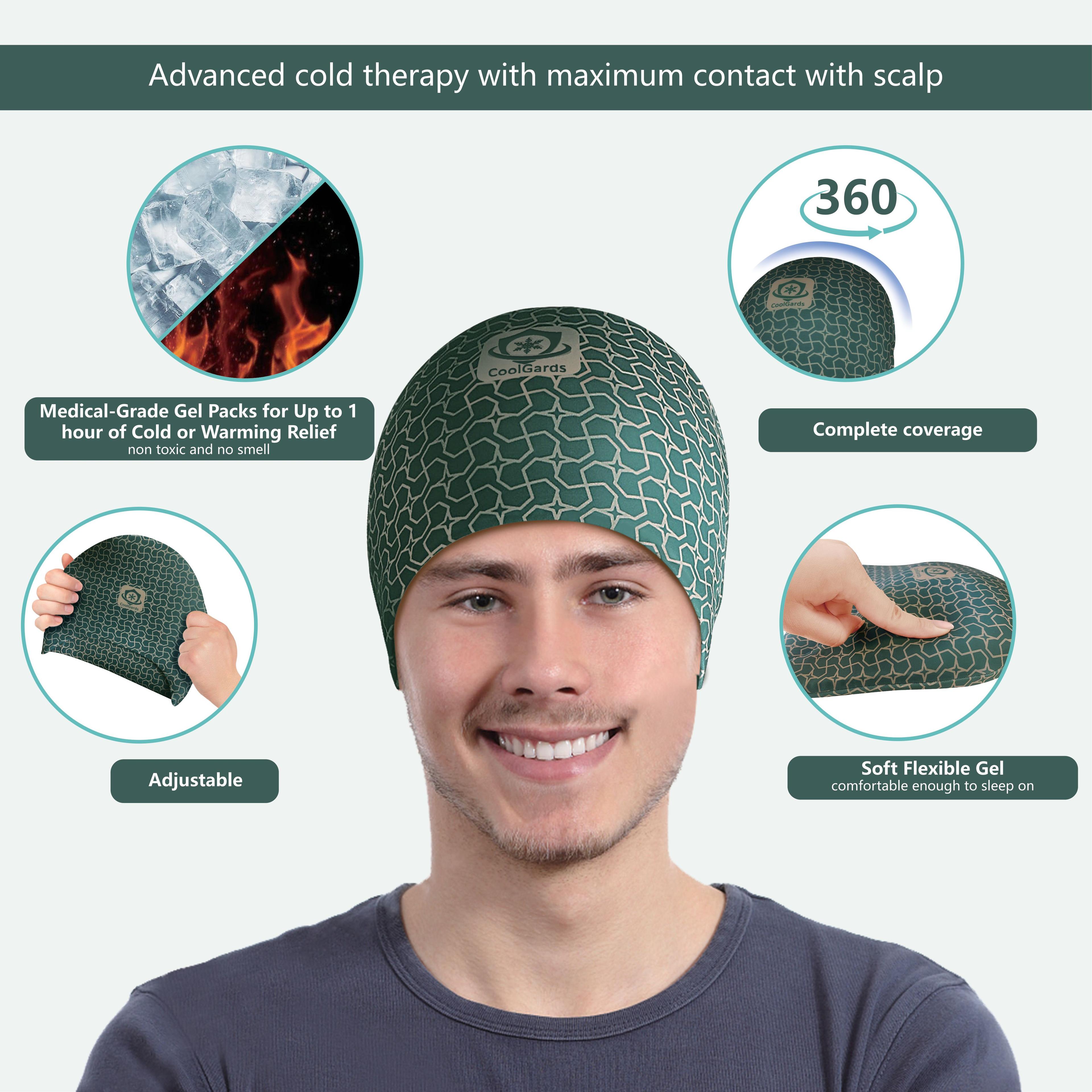 Thumbnail 3 for CoolGards Migraine Relief Cooling Gel Ice Cap