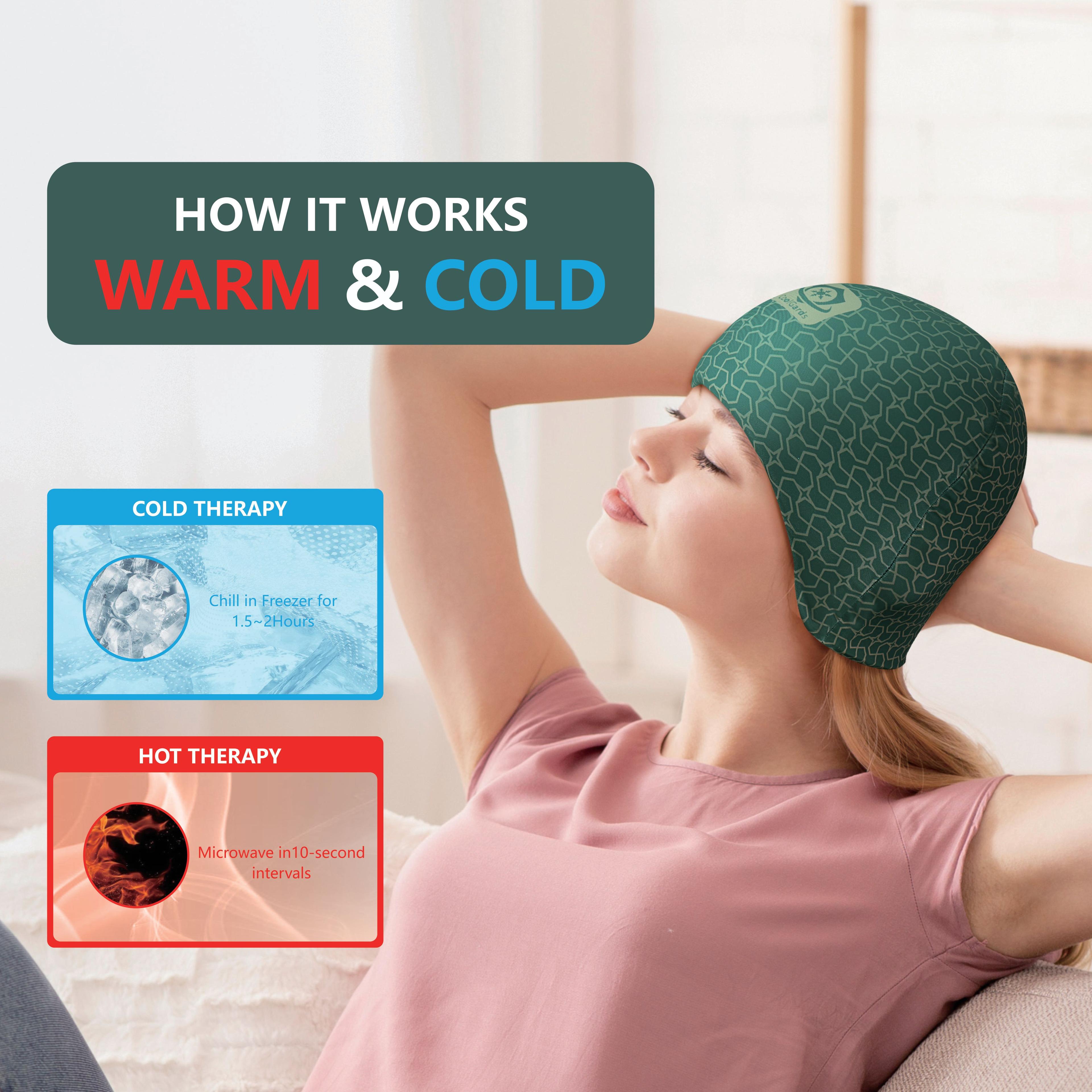 Thumbnail 5 for CoolGards Migraine Relief Cooling Gel Ice Cap