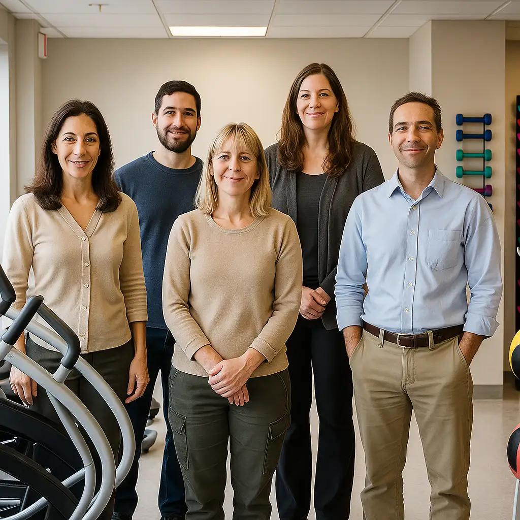 COOLGARDS team providing rehabilitation services
