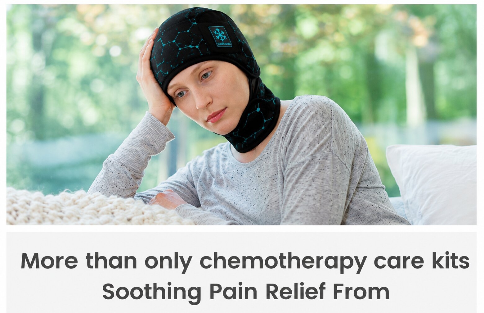 Thumbnail 2 for Cooling Gel Cap for Chemo, Migraine, Headache, Concussion, Sinus & Neck Relief